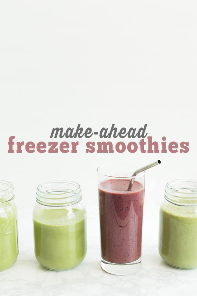 Freezer Cups For Smoothies
 MAKE AHEAD FREEZER SMOOTHIES