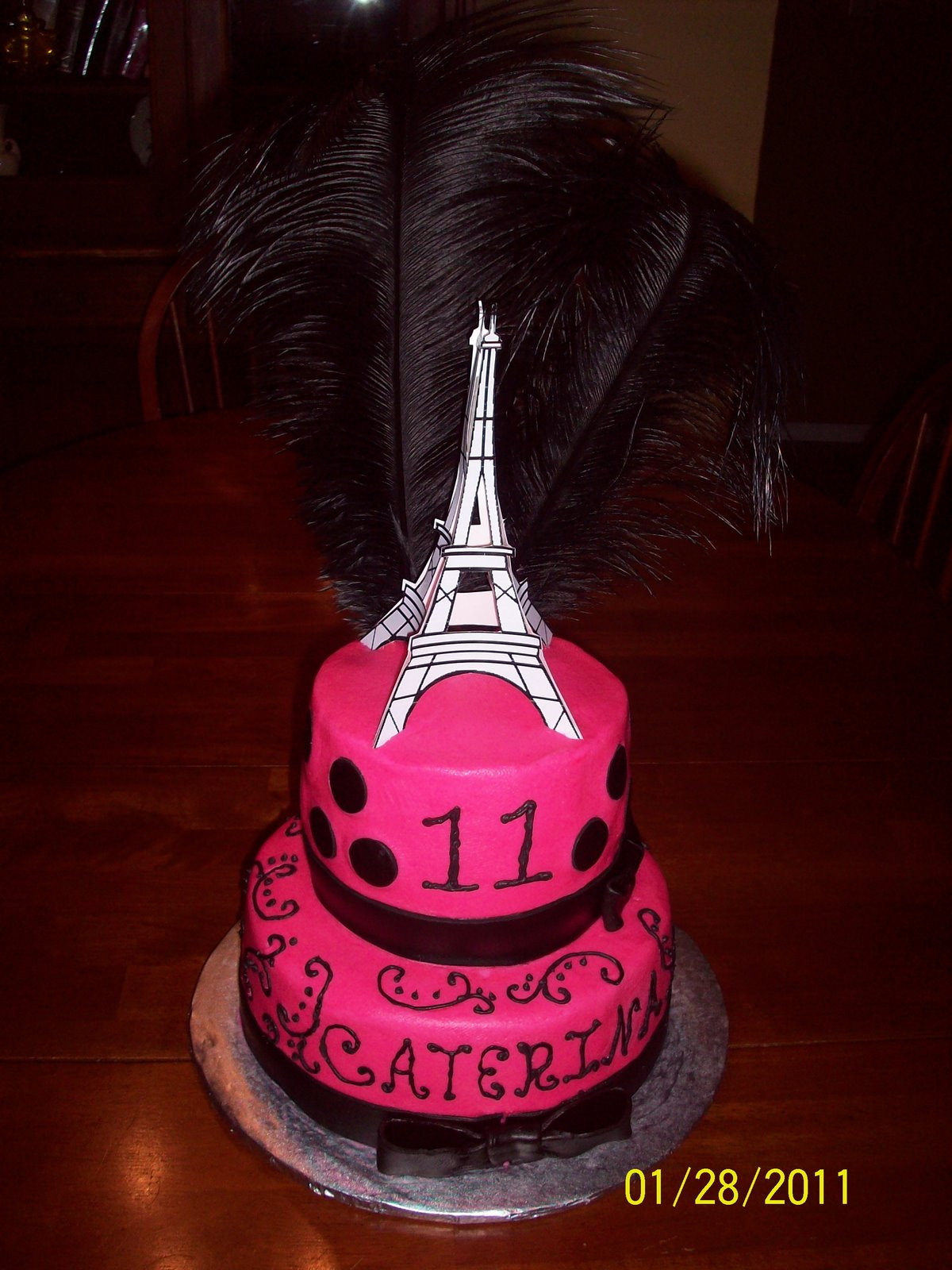French Birthday Cake
 Sweet Stuff by Vickie French Theme Birthday Cake