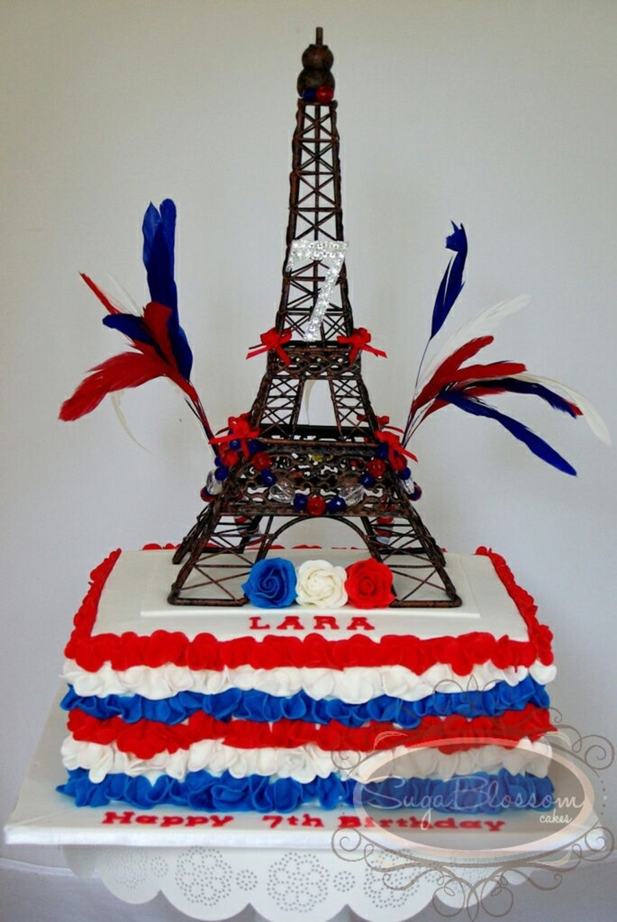 French Birthday Cake
 Lara s French Inspired Birthday CakeCentral