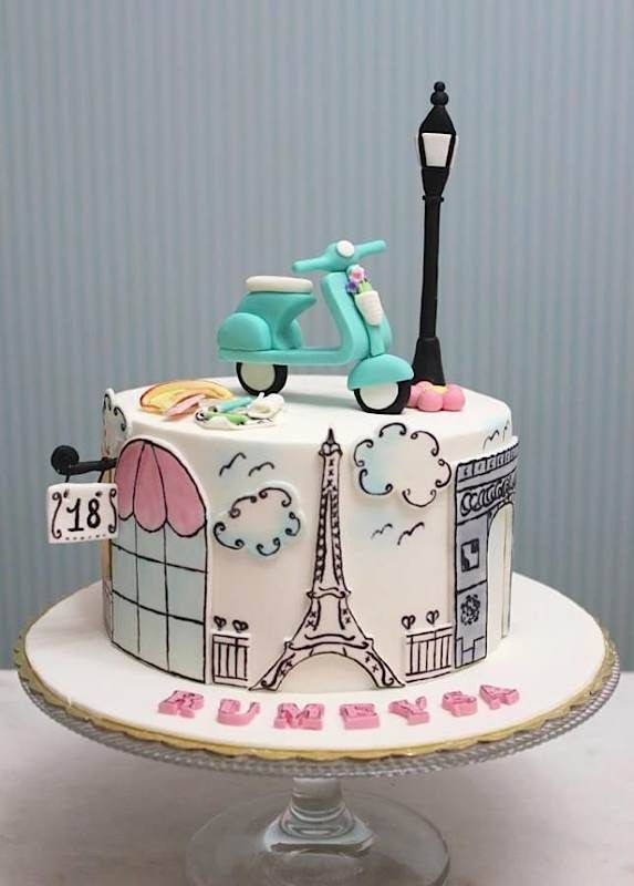 French Birthday Cake
 I need this cake Food