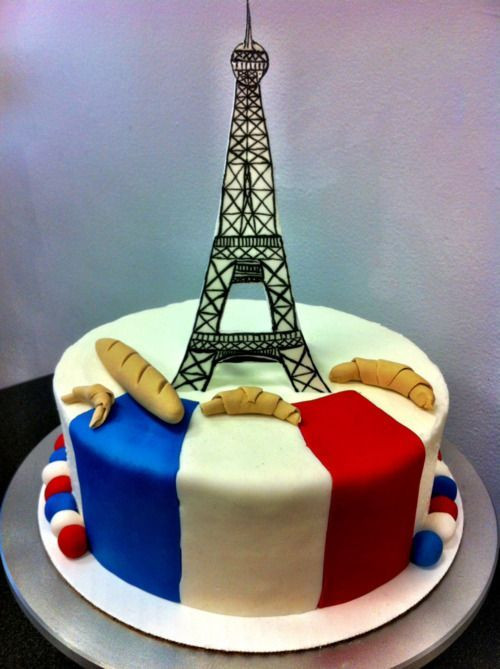 French Birthday Cake
 Paris eiffel tower flag Google Search