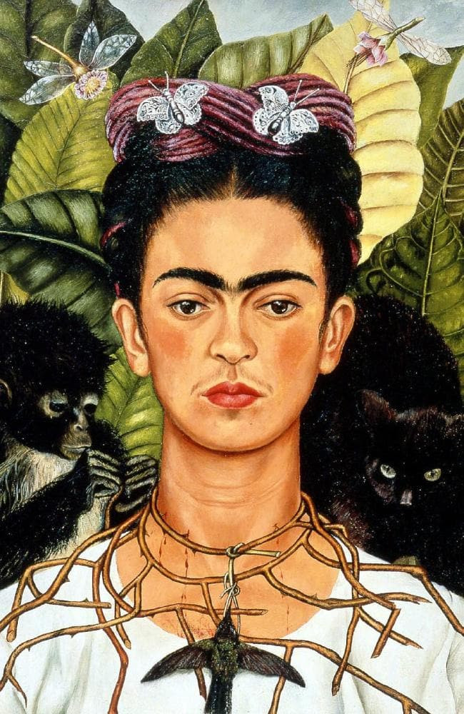 Frida Kahlo Self Portrait With Thorn Necklace And Hummingbird
 Six paintings to see before you according to National