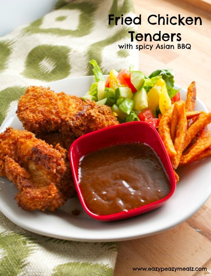 Fried Chicken Dipping Sauce
 Fried Chicken Tenders with Spicy Asian BBQ Dipping Sauce