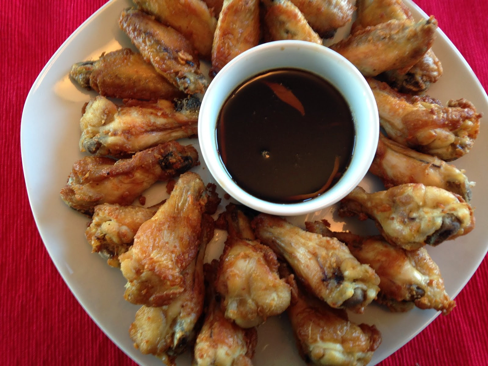 Fried Chicken Dipping Sauce
 Crispy Fried Chicken Wings with Asian Dipping Sauce