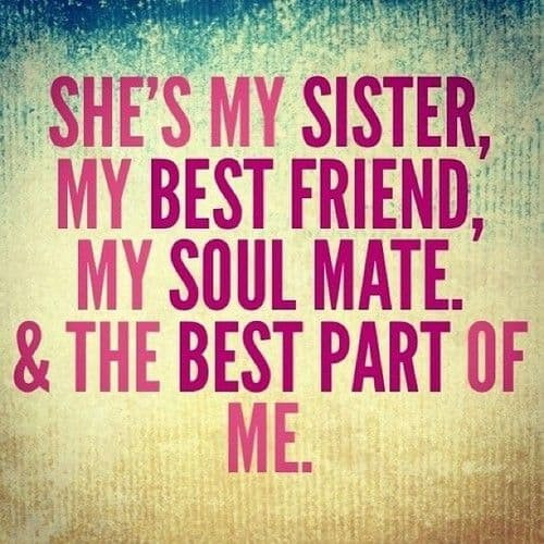 Friendship Like A Sister Quotes
 212 EXCLUSIVE Cute & Funny Sister Quotes to Text BayArt
