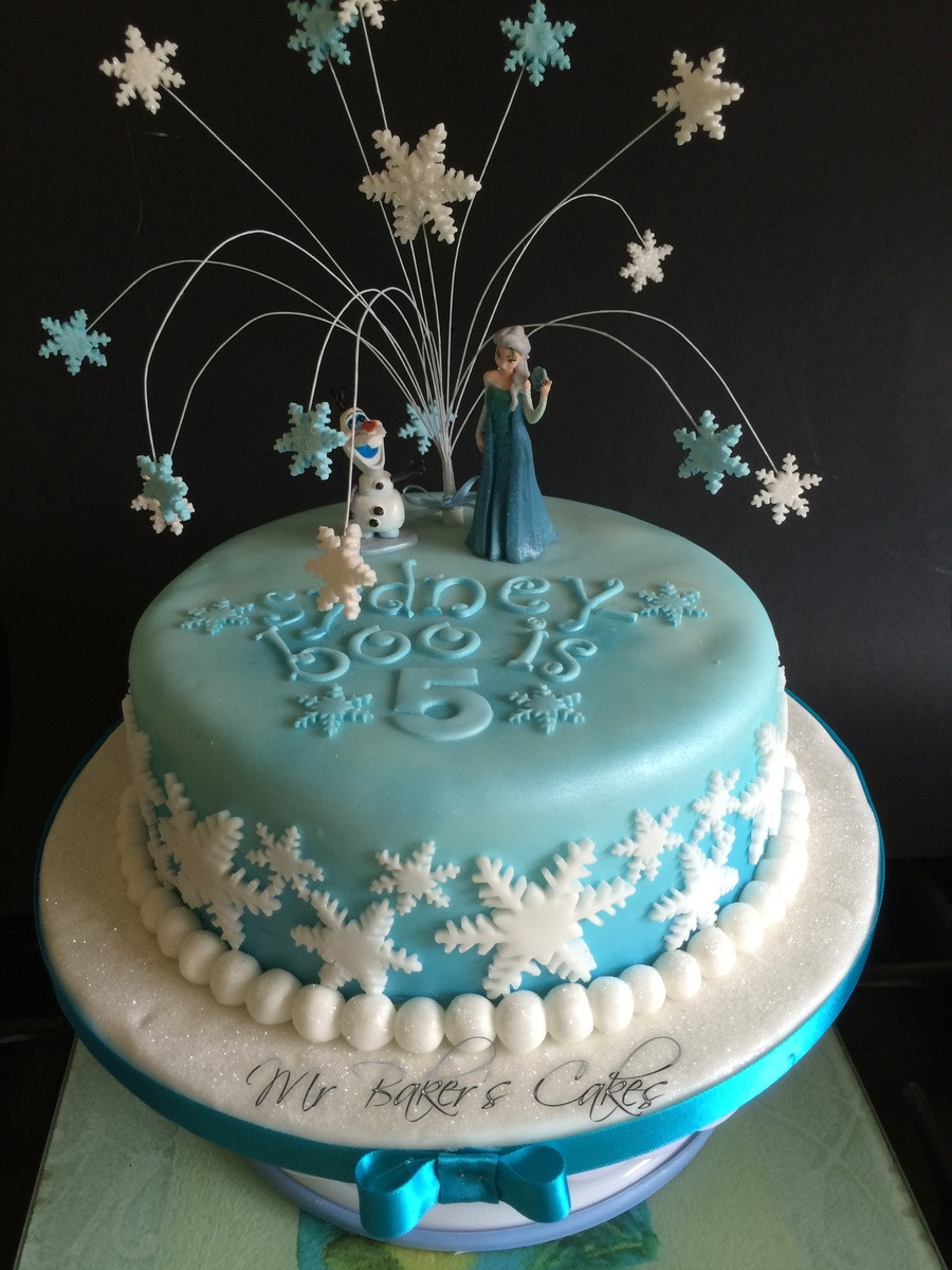 Frozen Birthday Cake Ideas
 Frozen Cake 2 CakeCentral