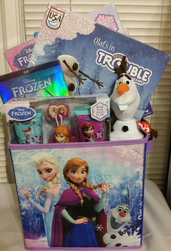 Frozen Birthday Gifts
 Pin by Lillie Whetstone on baskets