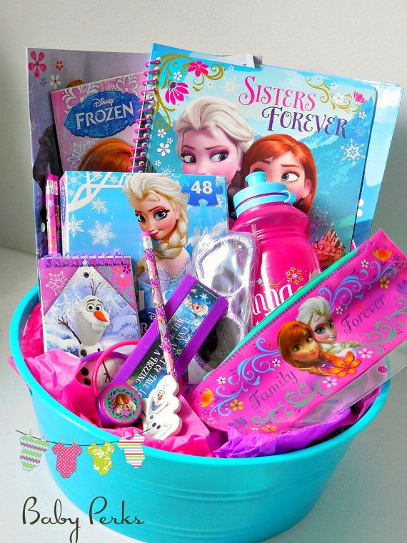Frozen Birthday Gifts
 Frozen Gift basket Frozen birthday party frozen by MsPerks