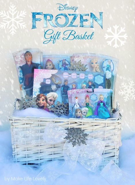 Frozen Birthday Gifts
 DIY Disney FROZEN Gift Basket