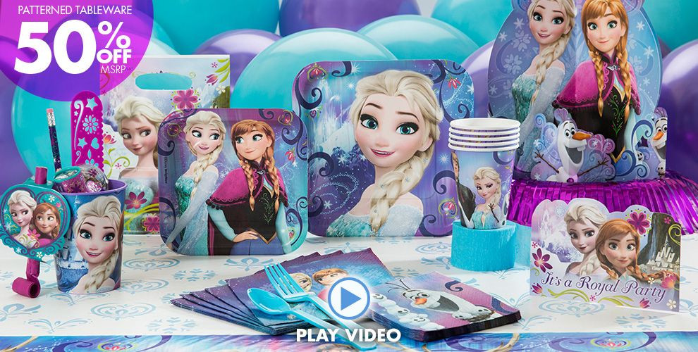 Frozen Birthday Party Supplies
 Frozen Party Supplies Frozen Birthday Party Ideas