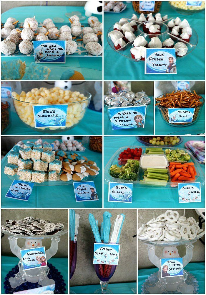 Frozen Tea Party Food Ideas
 Frozen Birthday Party Decorations Food Games Printables
