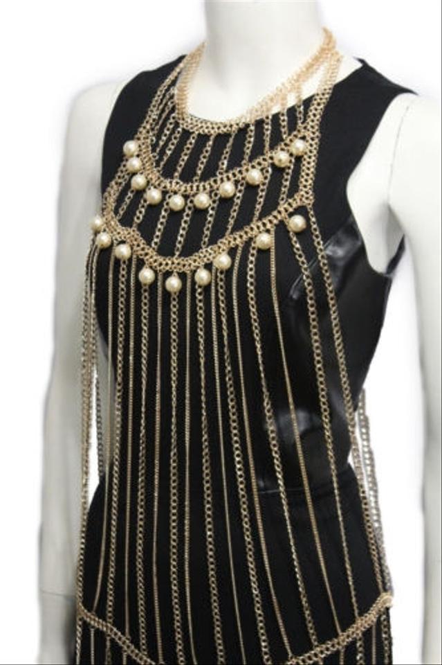 Full Body Jewelry
 Women Gold Metal Full Body Chains Fashion Jewelry Harness