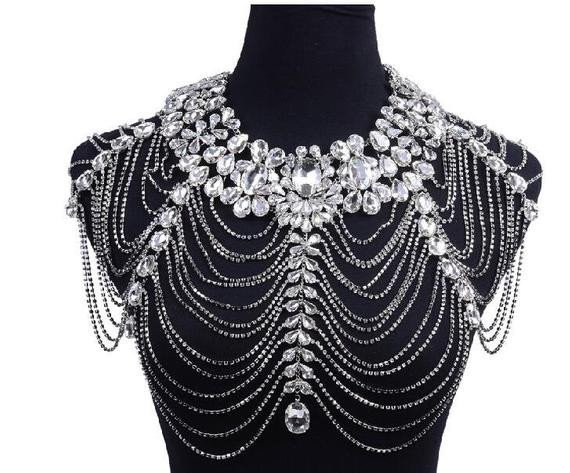 Full Body Jewelry
 Luxury Beautiful Crystal Rhinestone Body Jewelry