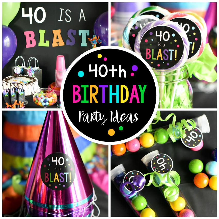 Fun 40Th Birthday Party Ideas
 40th Birthday Party Throw a 40 Is a Blast Party