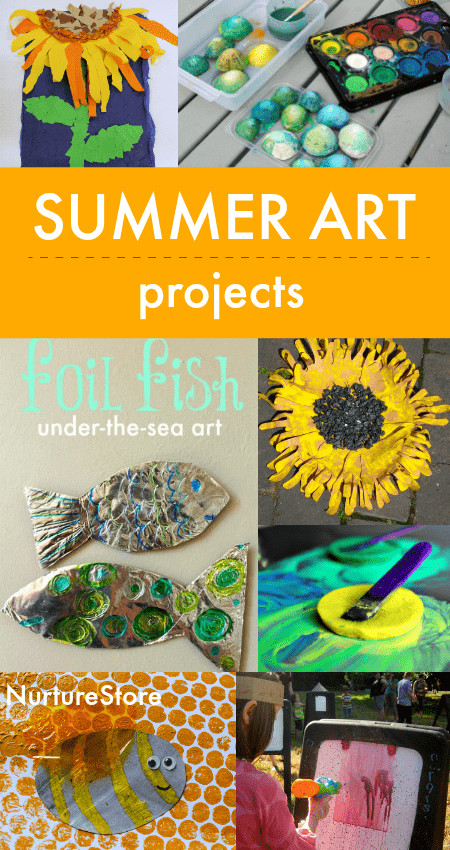 Fun Art For Kids
 20 summer art activities for children NurtureStore