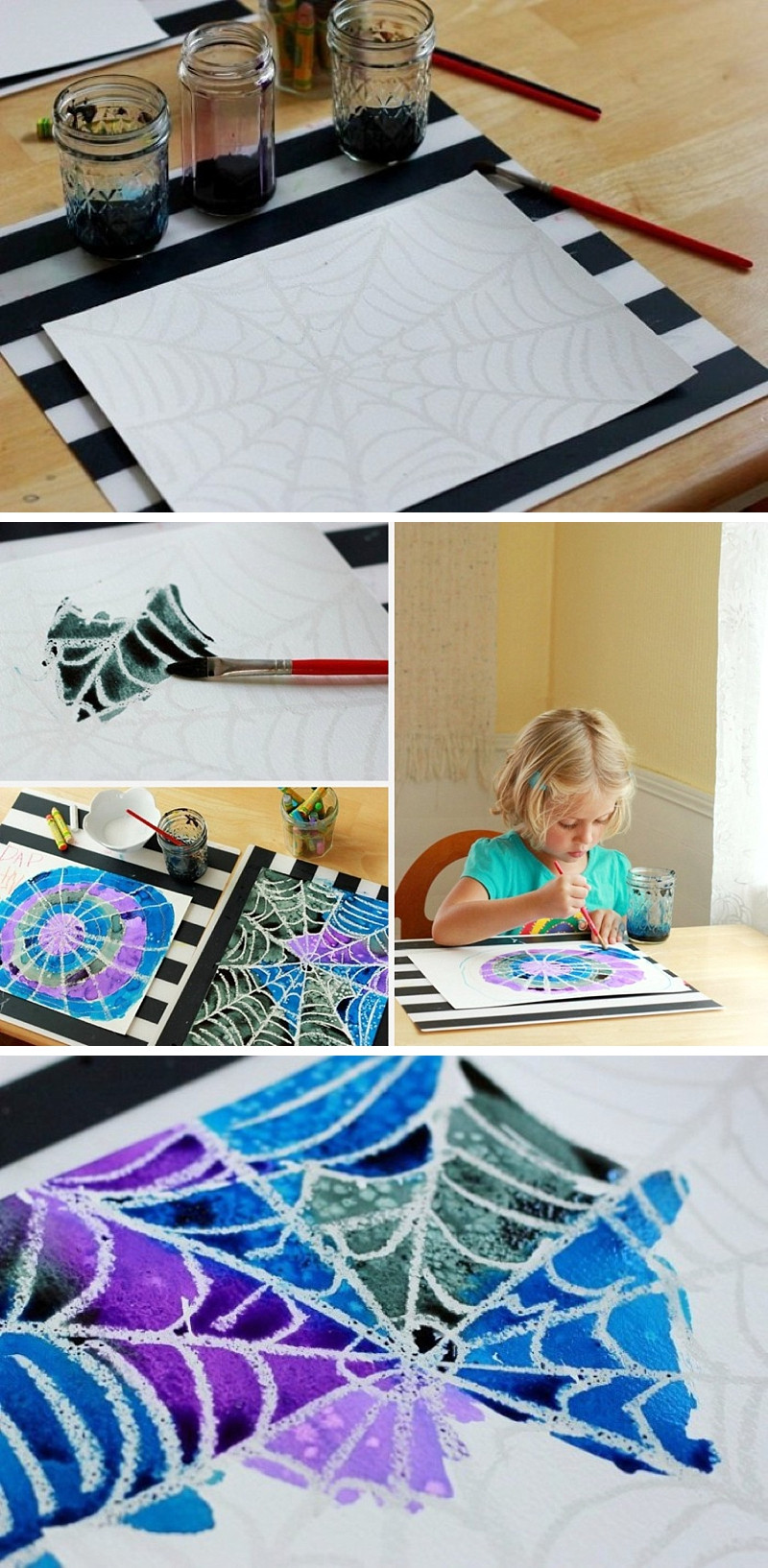 Fun Art Projects For Kids
 Spider Web Art Project A Simple and Beautiful