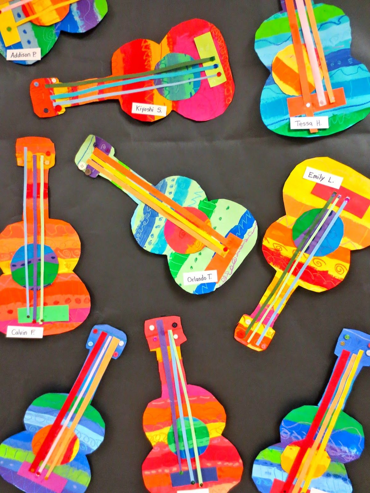 Fun Art Projects For Kids
 this would be a cute idea for our end of the year show