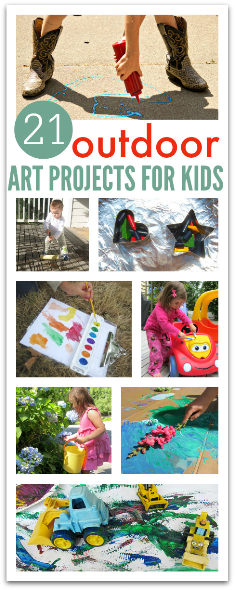 Fun Art Projects For Kids
 21 Outdoor Art Projects For Kids No Time For Flash Cards