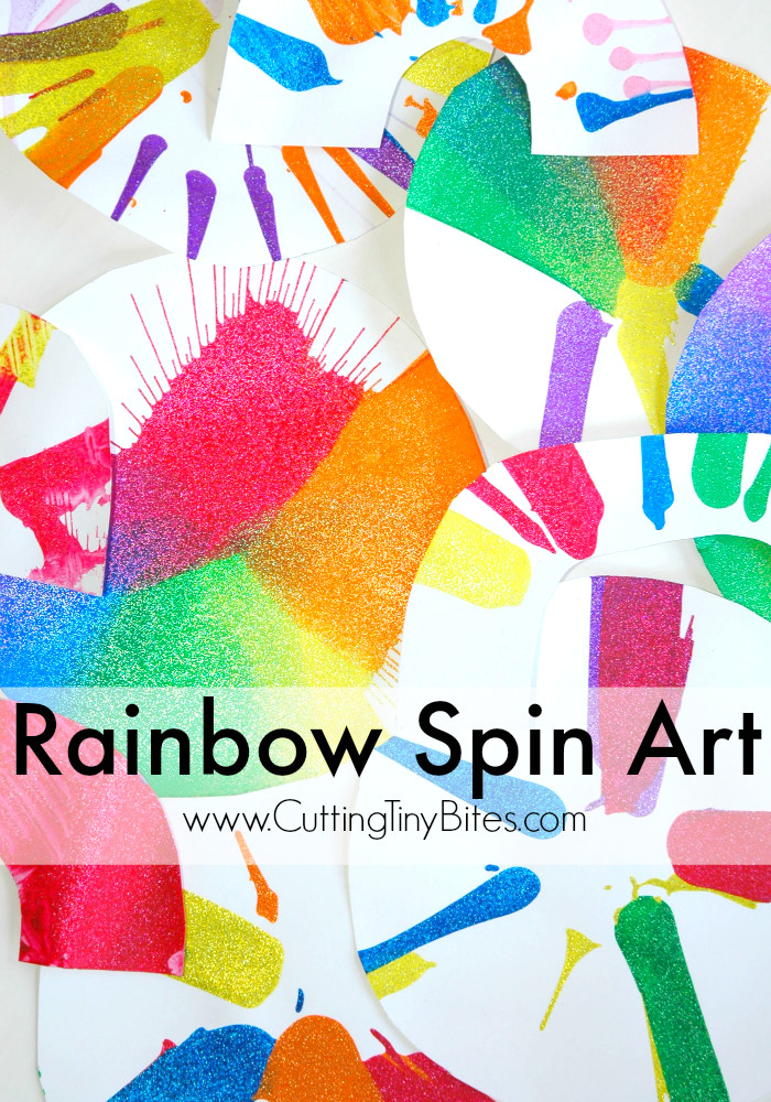 Fun Arts And Crafts For Toddlers
 Rainbow Spin Art Process Painting Craft for Kids