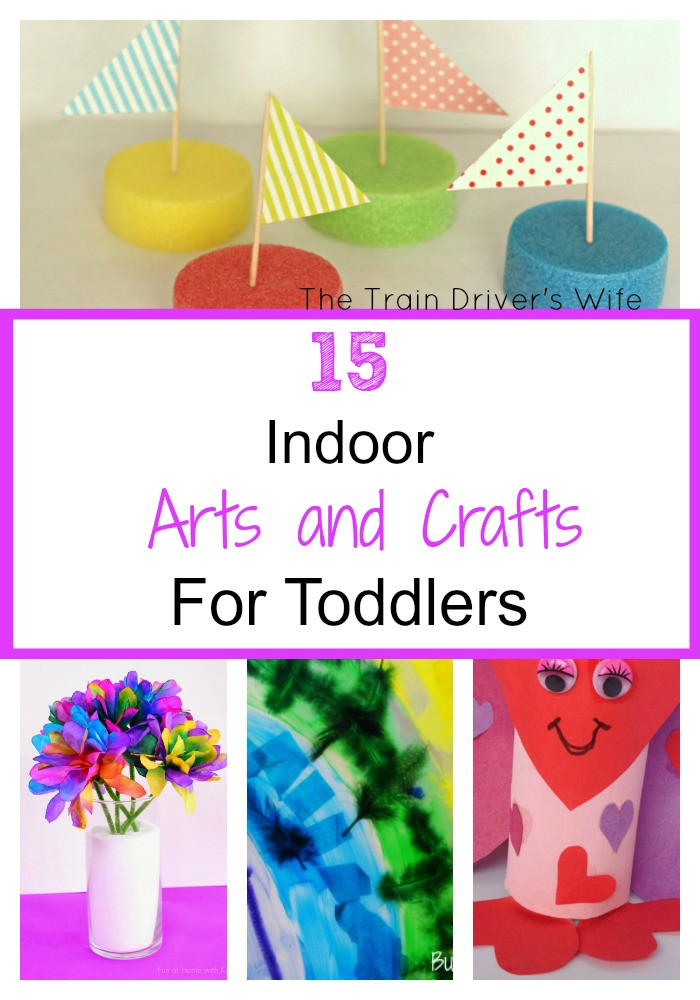 Fun Arts And Crafts For Toddlers
 15 Indoor Arts and Crafts for Toddlers