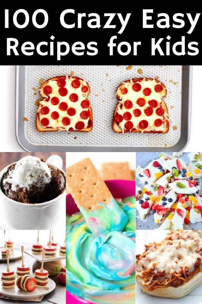 Fun Baking Recipes For Kids
 100 Crazy Easy Recipes for Kids