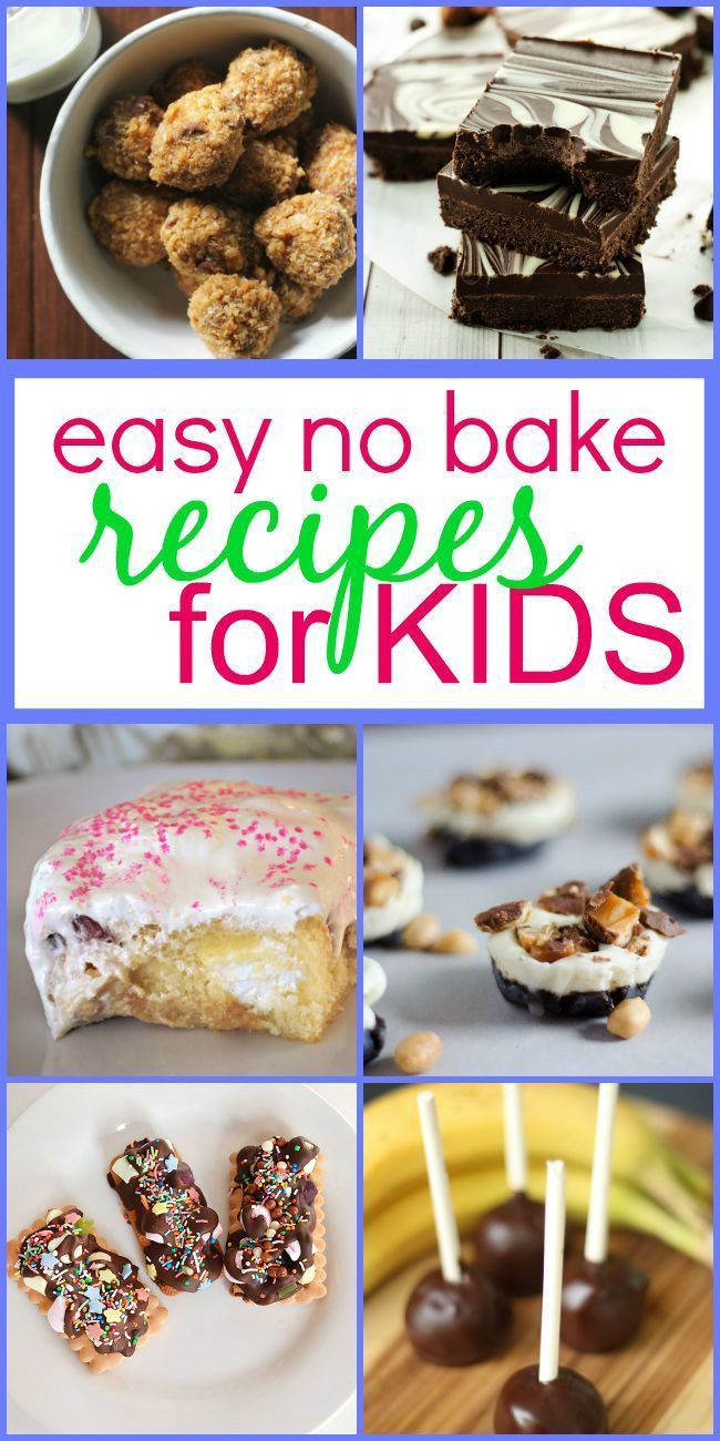 Fun Baking Recipes For Kids
 Easy No Bake Recipes for Kids