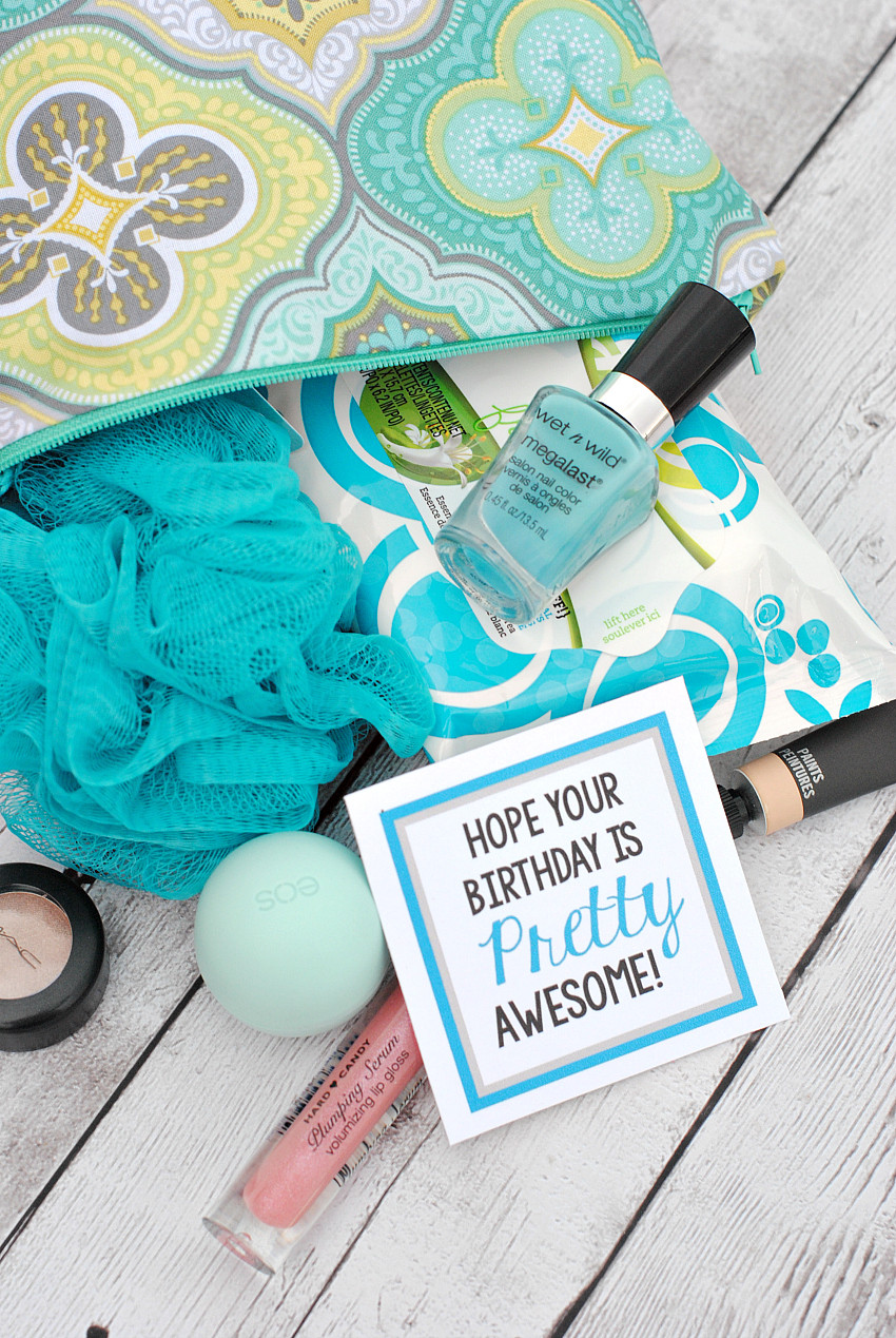 Fun Birthday Gift Ideas
 "Pretty Awesome" Makeup Gifts for a Friend Mom or Teacher