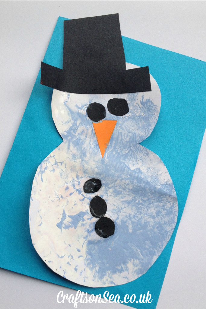 Fun Craft For Preschoolers
 Bubble Wrap Snowman