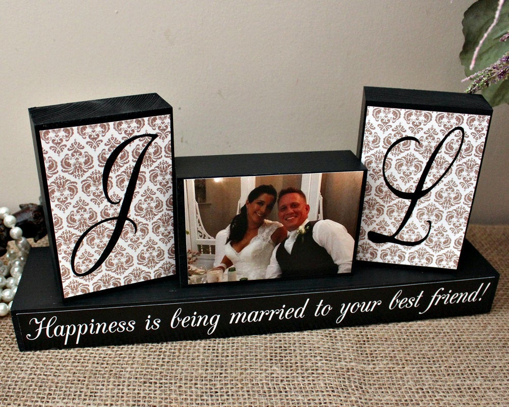 Fun Gift Ideas For Couples
 Personalized Unique Wedding Gift for Couples by TimelessNotion