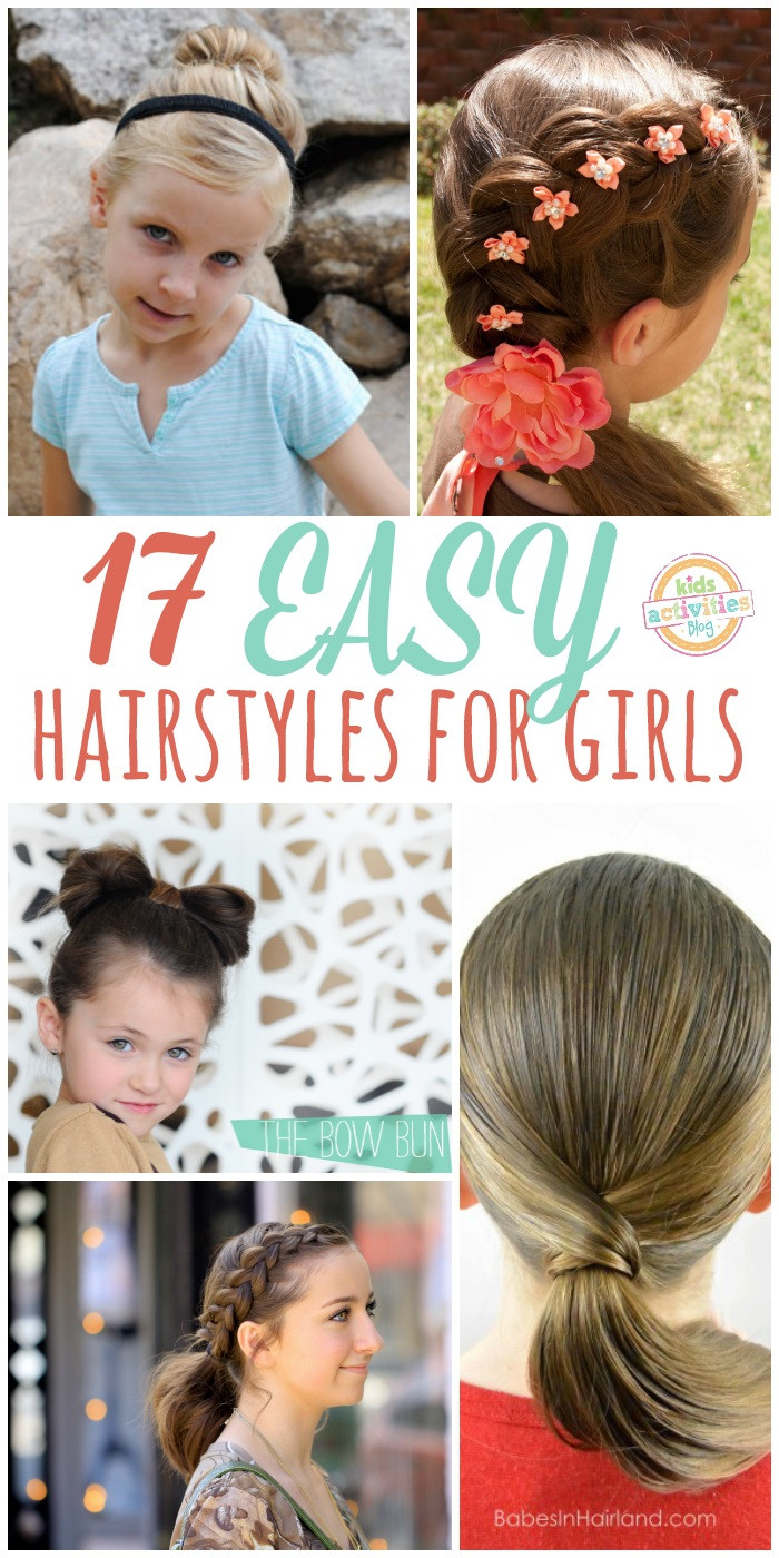 Fun Hairstyles For Kids
 17 Lazy Hair Ideas for Girls