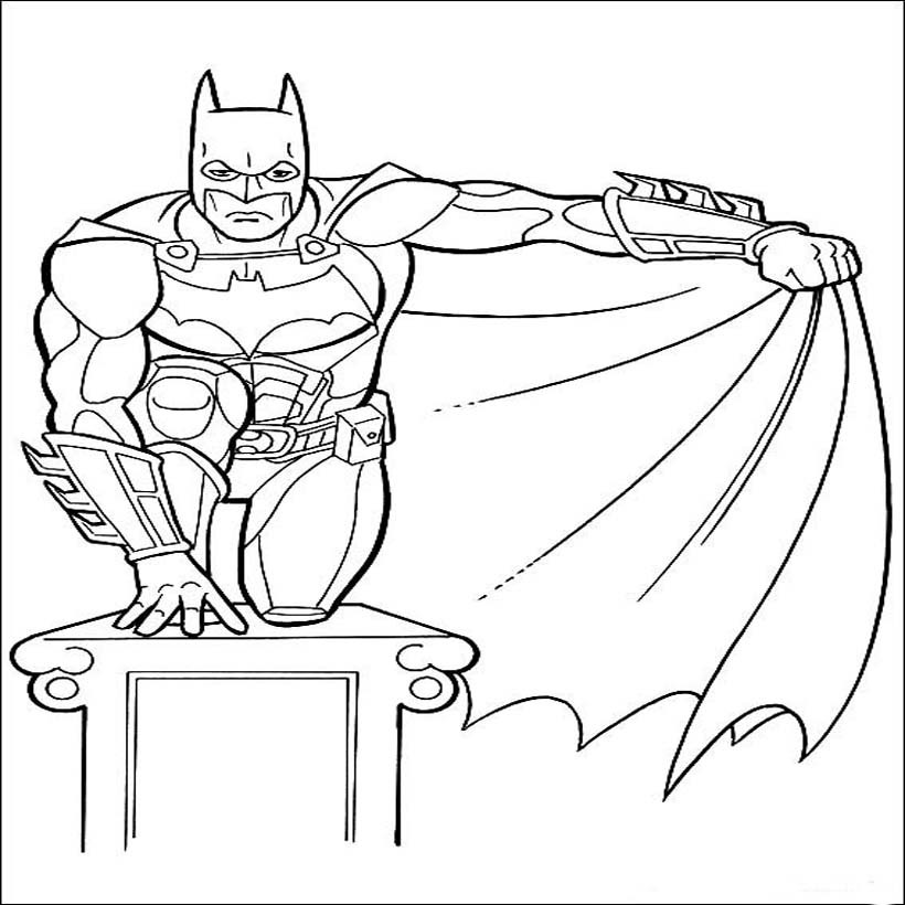 Fun Kids Coloring Pages
 Batman coloring pictures pages for kids Coloring