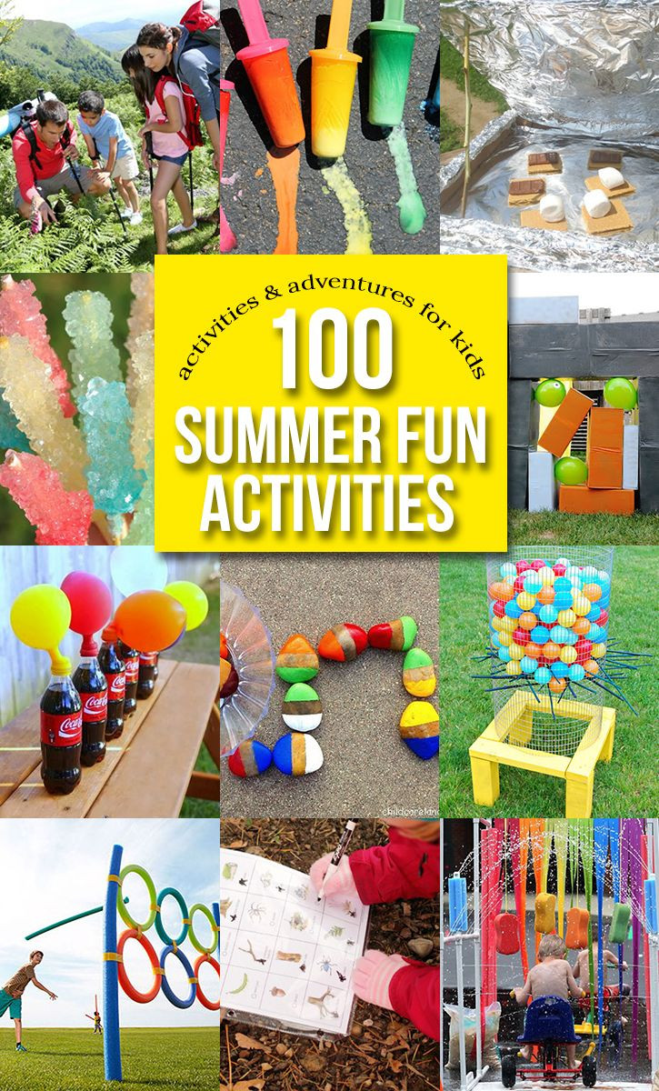 Fun Projects For Toddlers
 100 Ways to Have Fun With Kids Outside