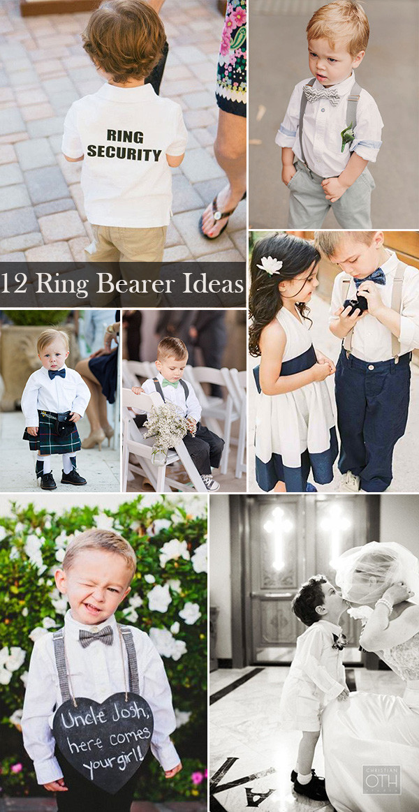 Fun Wedding Themes
 12 Unique Wedding Ideas With Ring Bearer