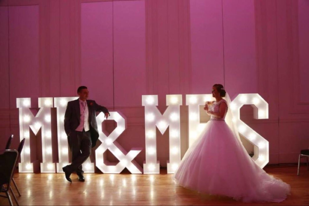 Fun Wedding Themes
 Unique wedding ideas from Hollywood LED Letters GIANT