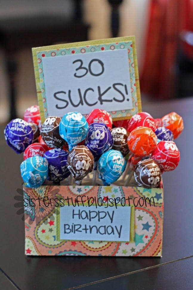 Funny 30th Birthday Decorations
 Birthday Gift Ideas iCraftGifts Blog