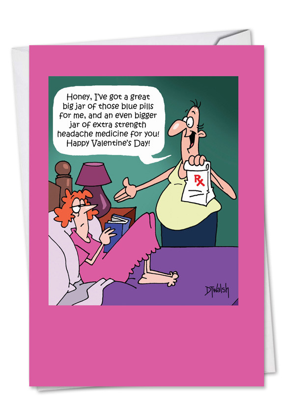 Funny Adult Valentines
 Valentine Medicine Cartoons Valentine s Day Paper Card D T
