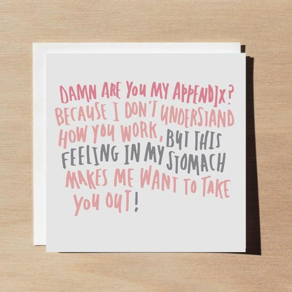 Funny Adult Valentines
 Funny adult humor Valentines day card corny by