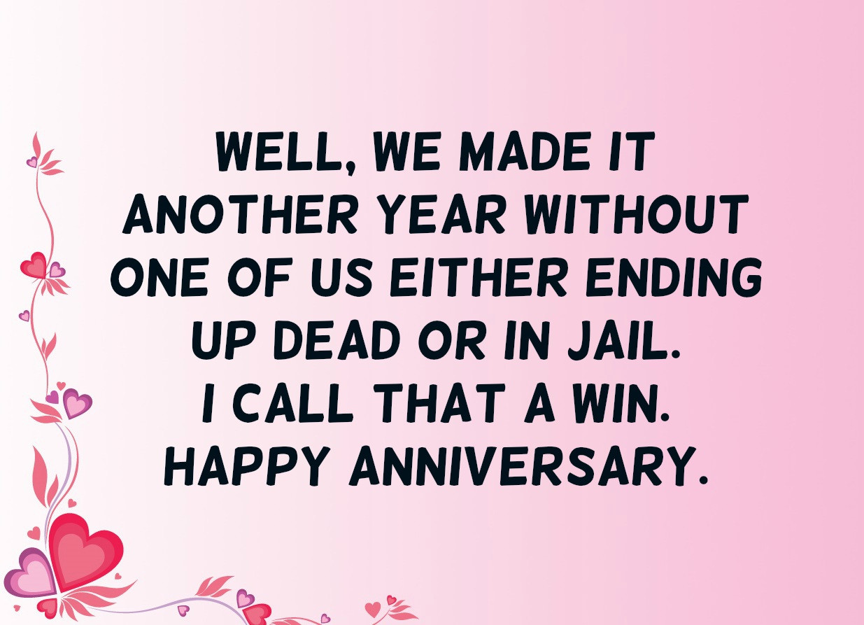 Funny Anniversary Quotes For Wife
 Funny Anniversary Quotes Text & Image Quotes