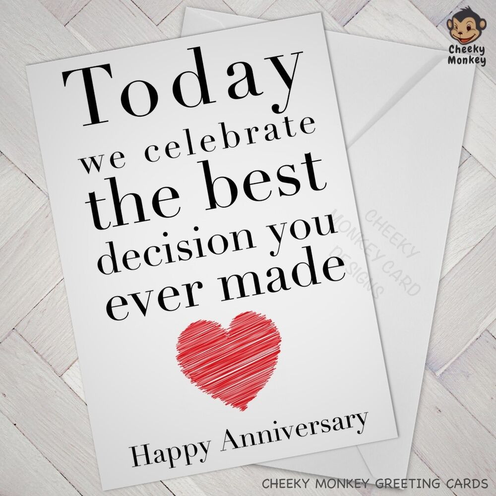 Funny Anniversary Quotes For Wife
 Funny ANNIVERSARY CARD engagement cards wedding wife