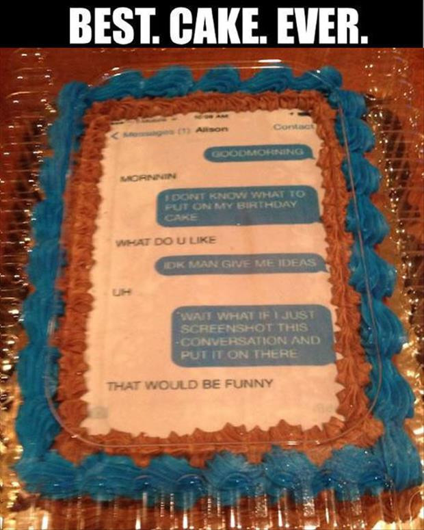 Funny Birthday Cake Messages
 Funny The Day 83 Pics