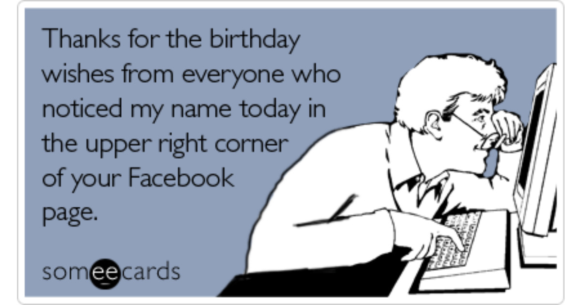 Funny Birthday Cards For Facebook
 Birthday Wall Thanks