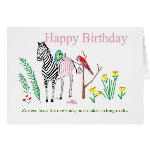 Funny Birthday Cards For Her
 Funny birthday card for her
