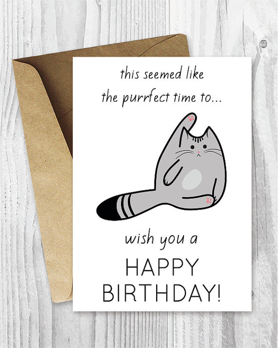 Funny Birthday Cards To Print
 Funny Birthday Cards Printable Birthday Cards Funny Cat