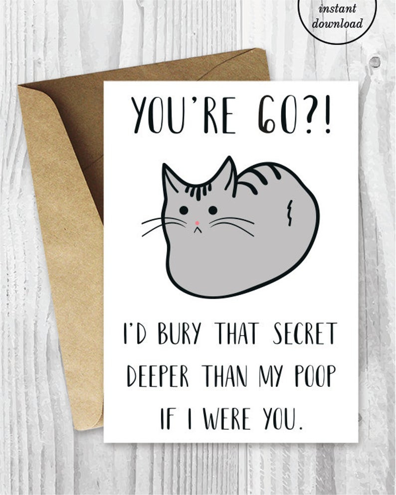 Funny Birthday Cards To Print
 Funny 60th Birthday Cards Printable Cat 60 Birthday Card