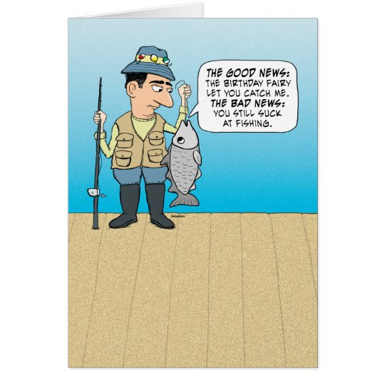 Funny Fishing Birthday Cards
 Funny Insulting Fish Birthday Card
