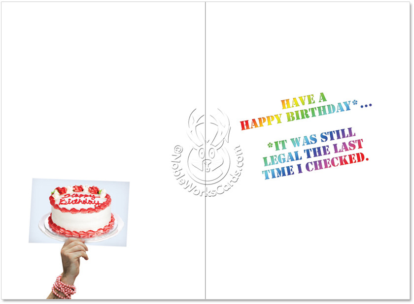 Funny Gay Birthday Cards
 Legalize Gay Marijuana Red Rocket Birthday Card Nobleworks