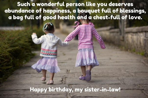 Funny Happy Birthday Wishes For Sister
 Top 30 Birthday Quotes for Sister in Law with