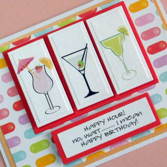 Funny Homemade Birthday Cards
 Funny Birthday Card Birthday Card for Friend Handmade Card