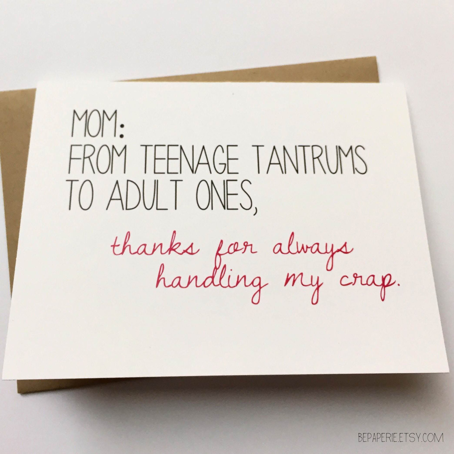 Funny Mom Birthday Cards
 Mom Card Funny Card for Mom Mom Birthday Card Funny