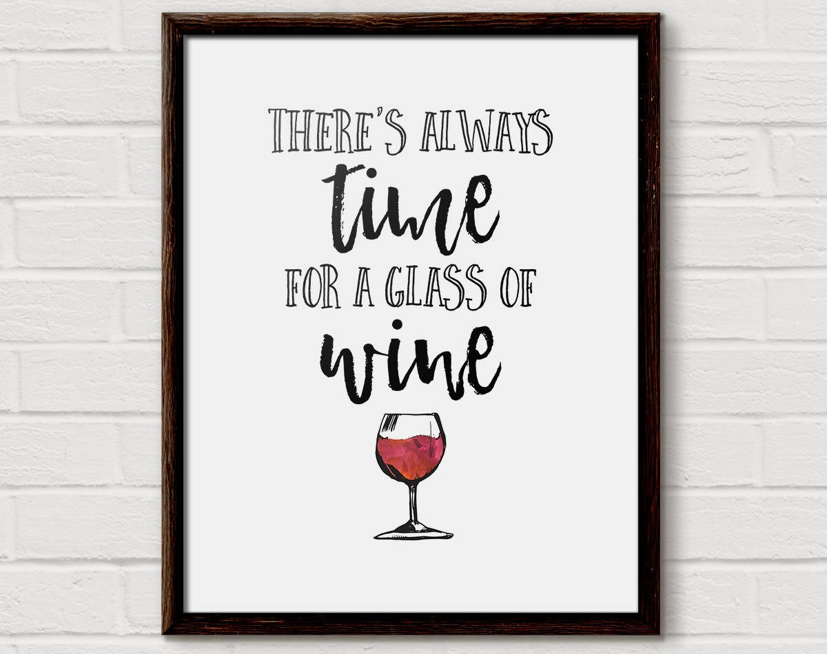 Funny Quotes About Wine
 Wine Quote Wine Gift Wine Quotes Wine Poster Teacher Wine